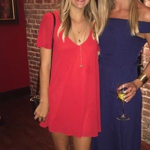 Red Show Me Your Mumu Kylie Dress